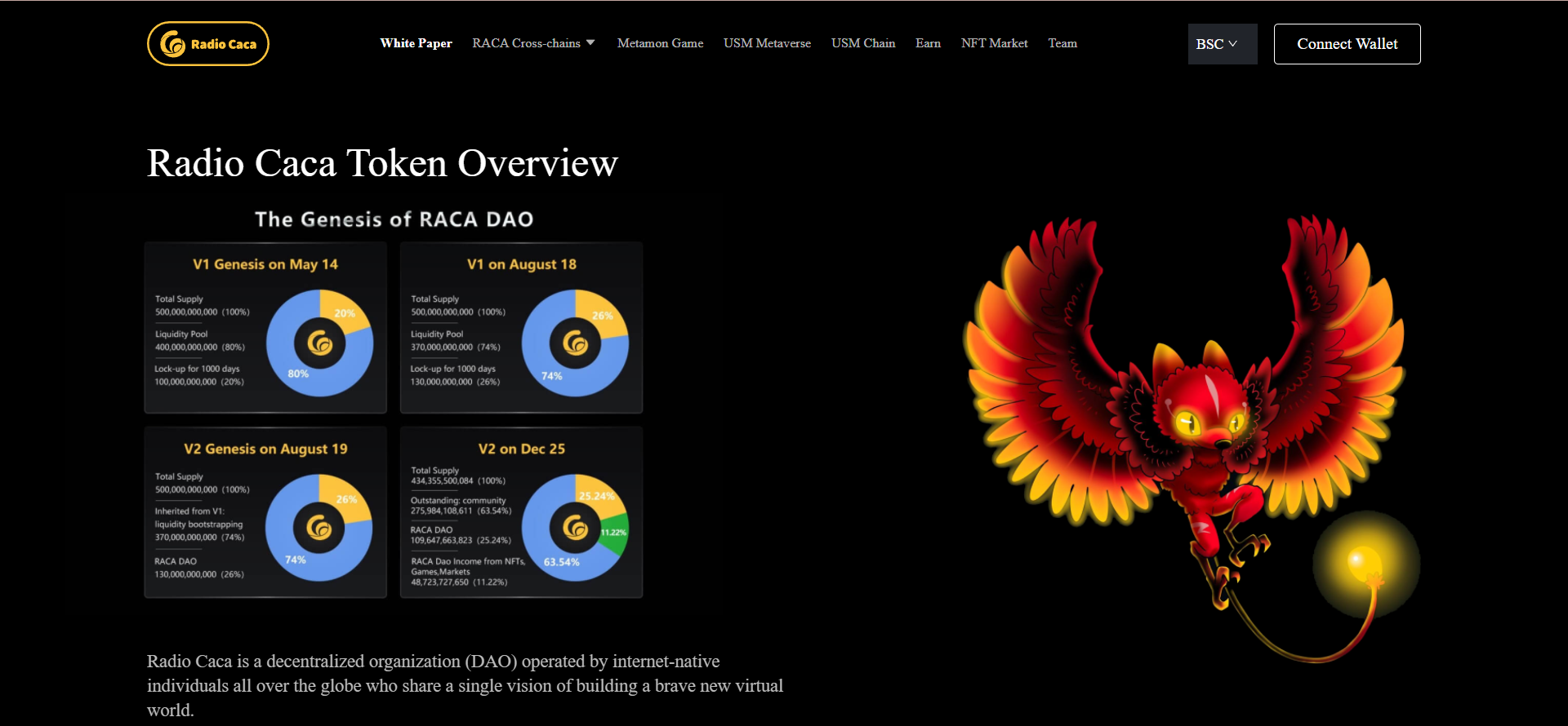 Radio Raca website