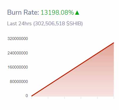 There was a big increase in the burning of meme coin SHIB