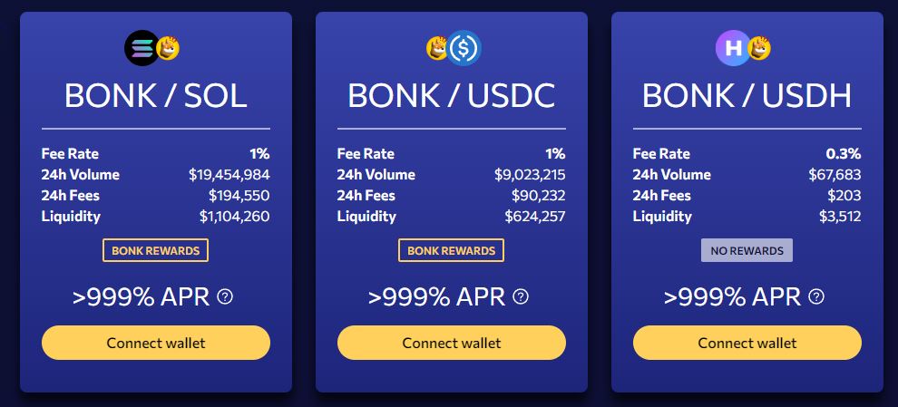 bonk/left trading pair