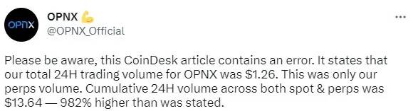 OPNX news