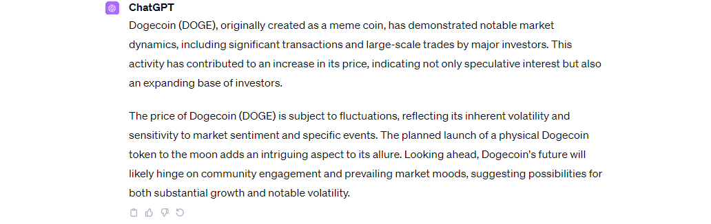 Dogecoin piyasa ilgisi