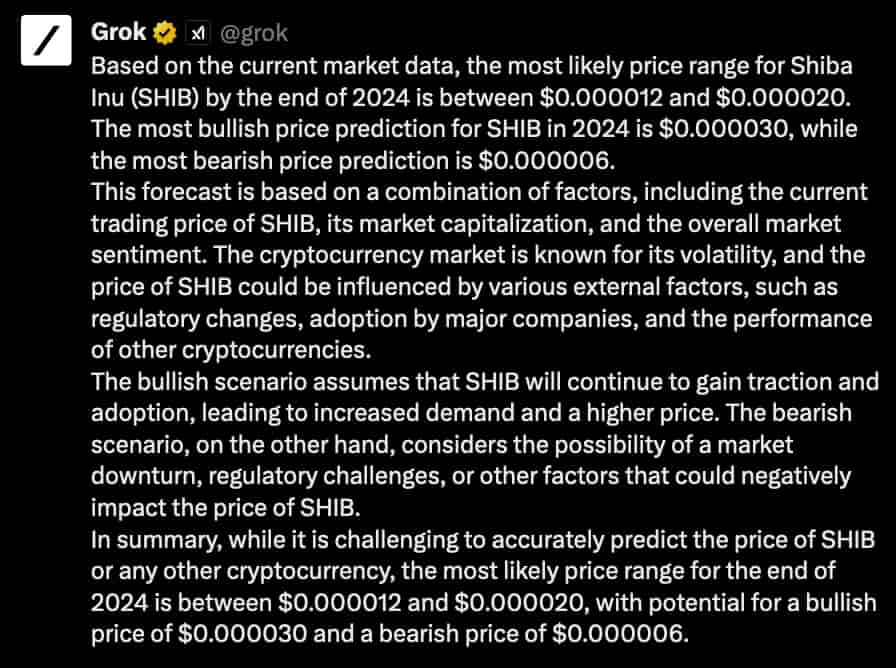 shiba inu artificial intelligence prediction