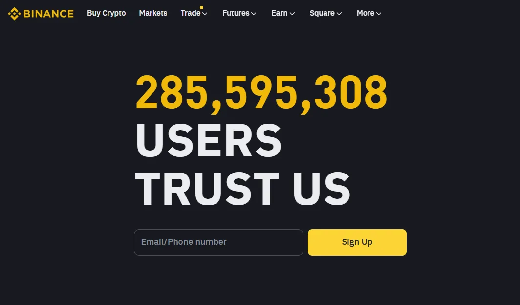 En güvenilir kripto para borsaları - 2025 2 Binance kullanıcı sayısı