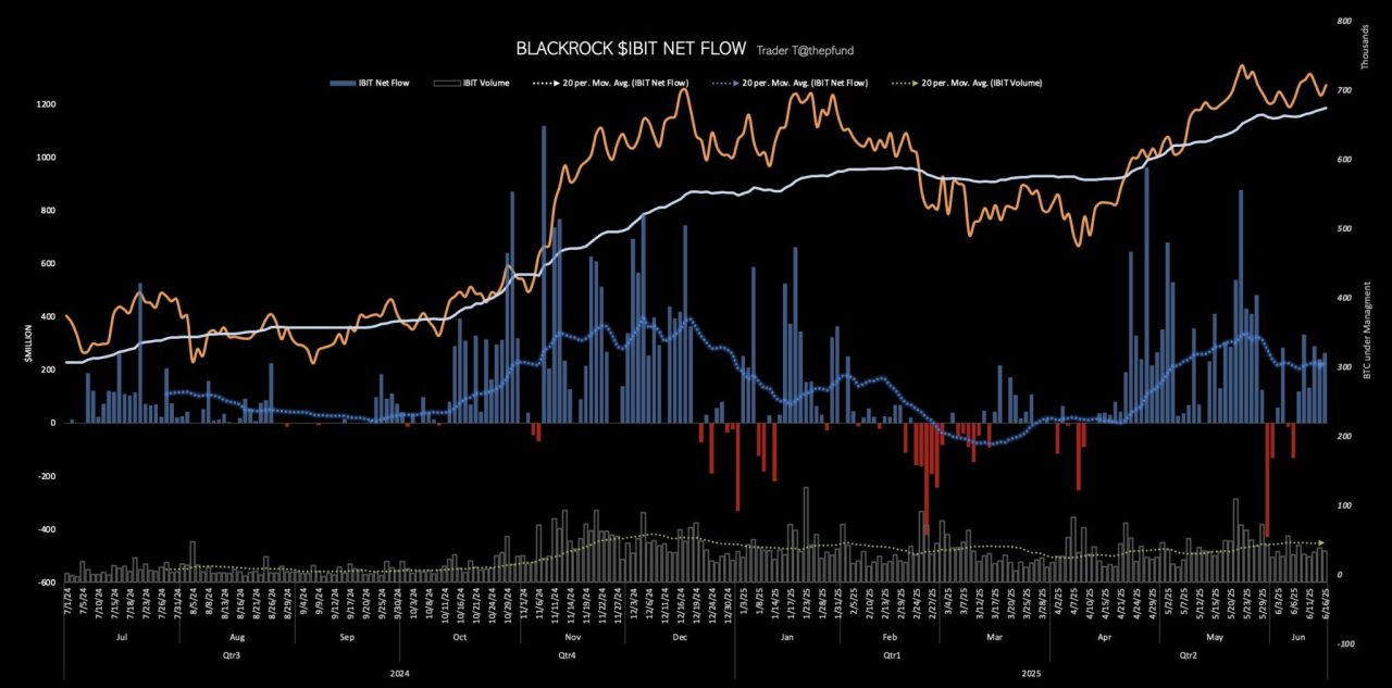 BlackRock Bitcoin ETF net akışlar