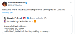 Cardano kurucusu Charles Hoskinson'un Bitcoin açıklaması