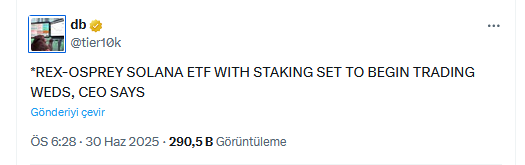 SEC sessiz kaldı: Solana için onaylı staking fonunda geri sayım başladı 2 Solana Staking odaklı fon duyurusu