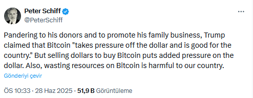 Trump'ın Bitcoin aşkı: Peter Schiff çok sert 2 Bitcoin