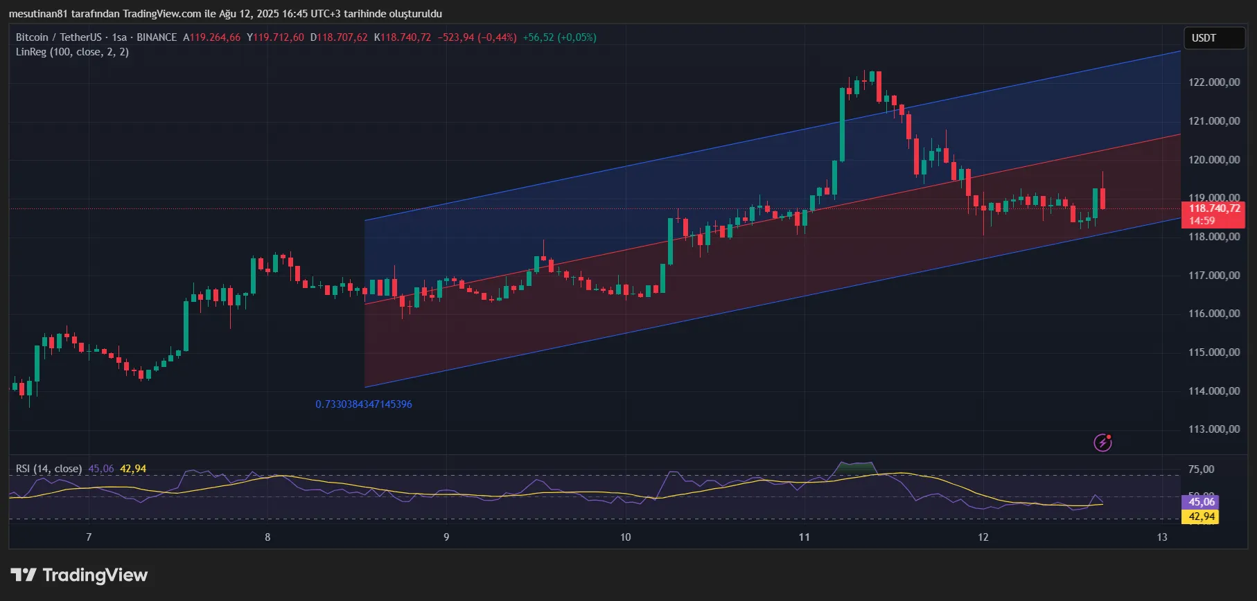 Bitcoin fiyatı baskı altında: 94 bin mi, 141 bin mi? 2 Bitcoin fiyat grafiği
