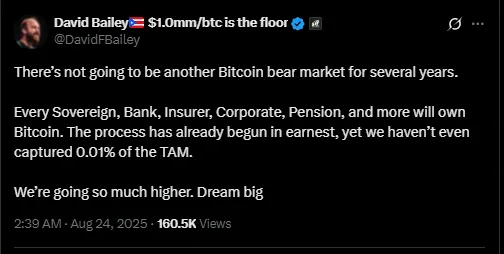 Bitcoin Magazine CEO’su: ayı piyasası artık tarih olacak 2 David Bailey'in Bitcoin Açıklaması