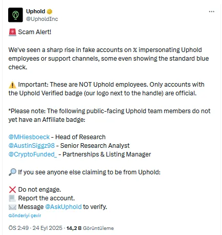 Uphold'un Açıklaması