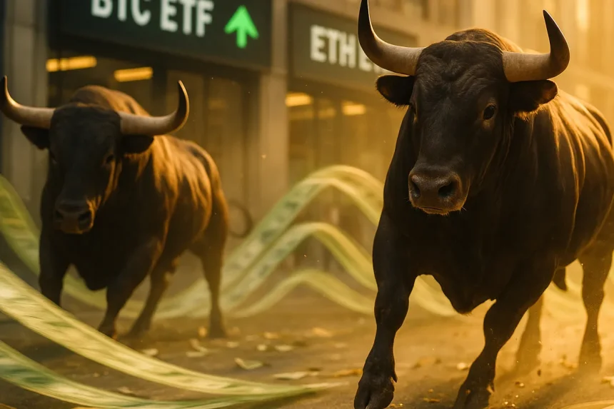 Boğalar geri mi geldi? Bitcoin ve Ethereum ETF'lerine dev fon akışı 1 Boğalar geri mi geldi? Bitcoin ve Ethereum ETF'lerine dev fon akışı