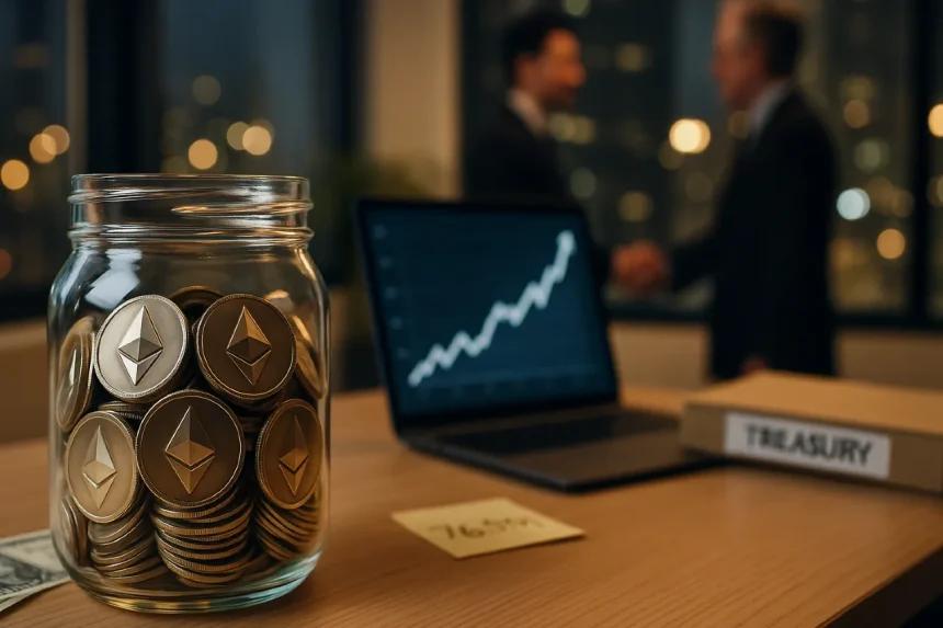 SharpLink 76,5 milyon dolar topladı: ETH odaklı hazine modeli büyüyor