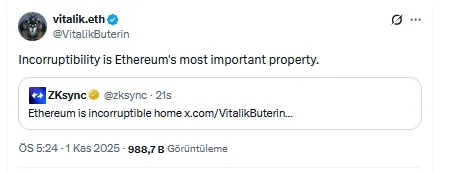 Popüler altcoin sert yükseldi: 2 önemli neden açığa çıktı 2 Vitalik'in X'teki açıklaması